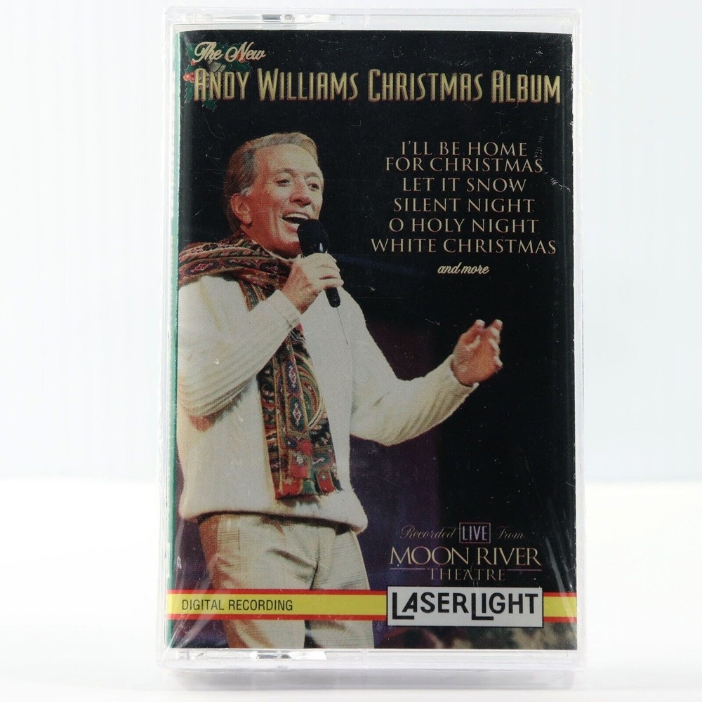 The New Andy Williams Christmas Album (Cassette Tape, 1994) SEALED Torn Shrink